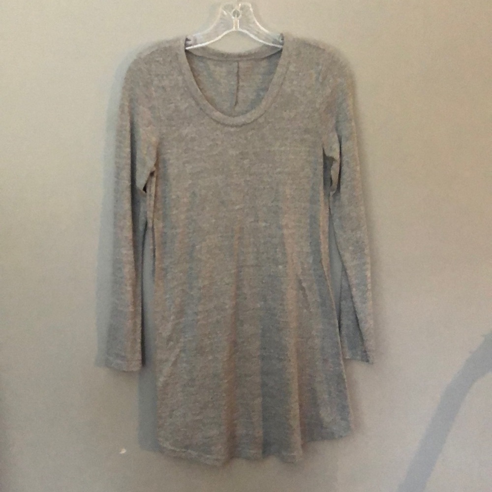 Grey long sleeve dress